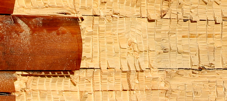 Log Home Face Restoration  Siluria, Alabama