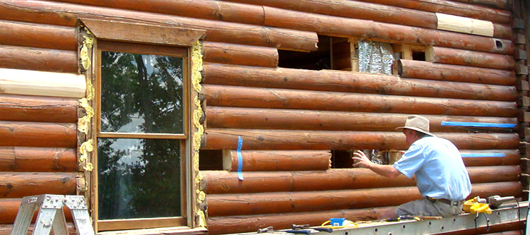Log Home Repair Calera, Alabama