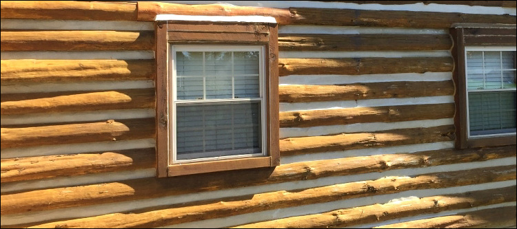 Log Home Whole Log Replacement  Montevallo, Alabama