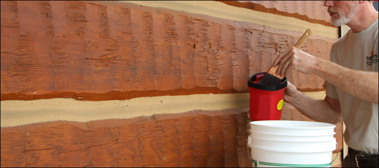 Professional Log Home Staining  Alabaster, Alabama